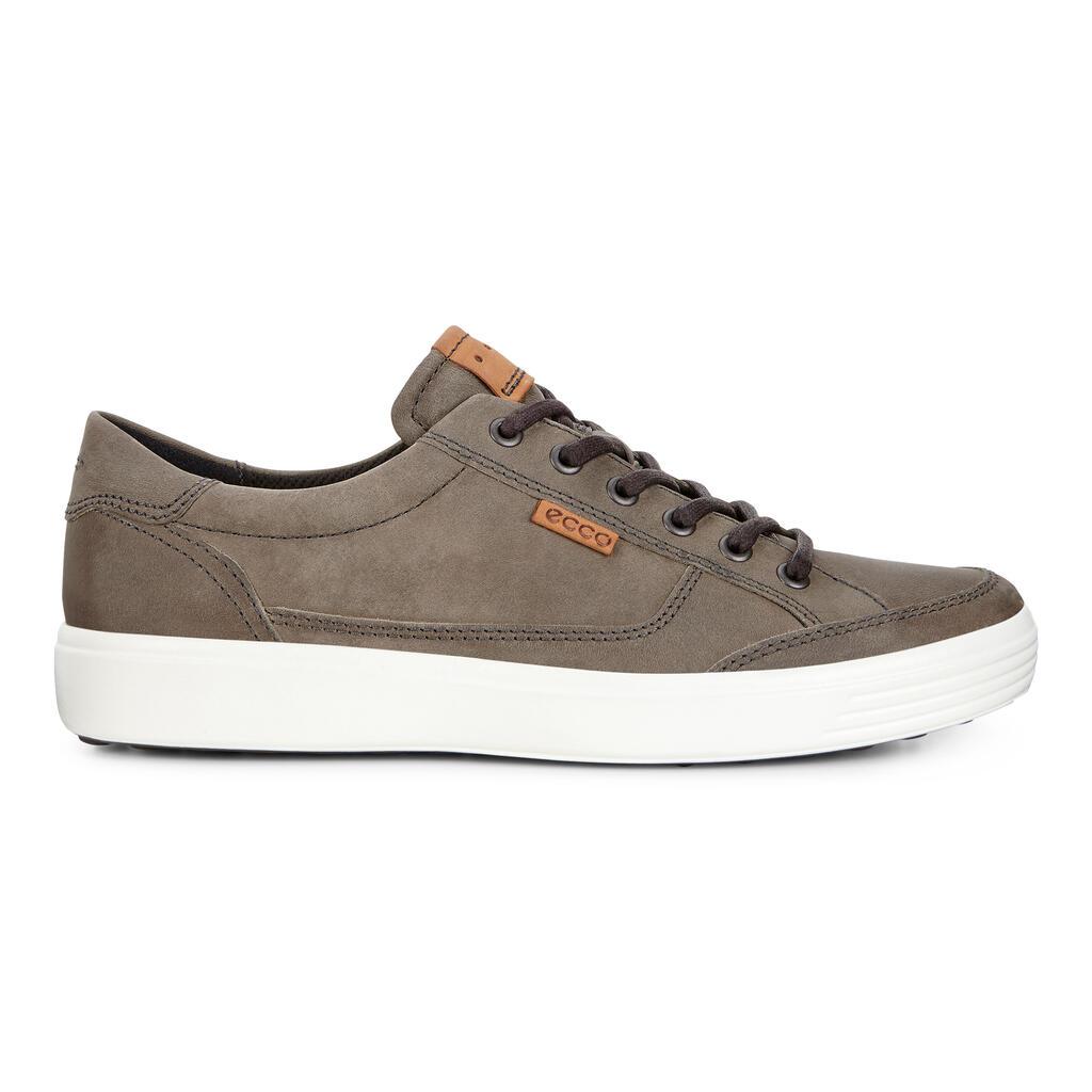 Baskets Ecco Soft 7 Long Lace Homme Grise 0172-ZUHOA